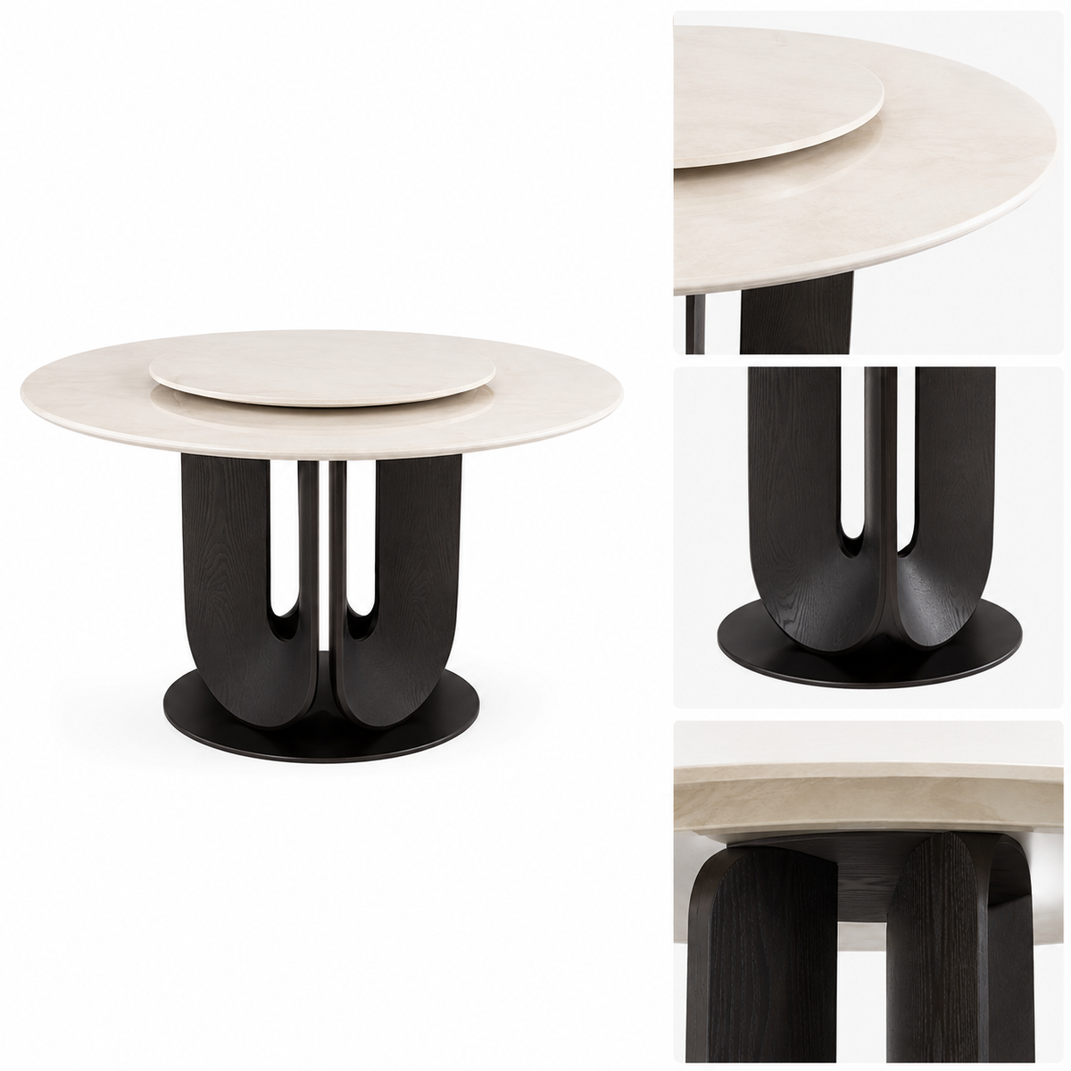 Elegance Round Marble Dining Table - Z-DT-018