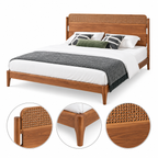 Contemporary Wooden Bed - Z-B-022