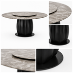 Round Marble Dining Table  - Z-DT-017