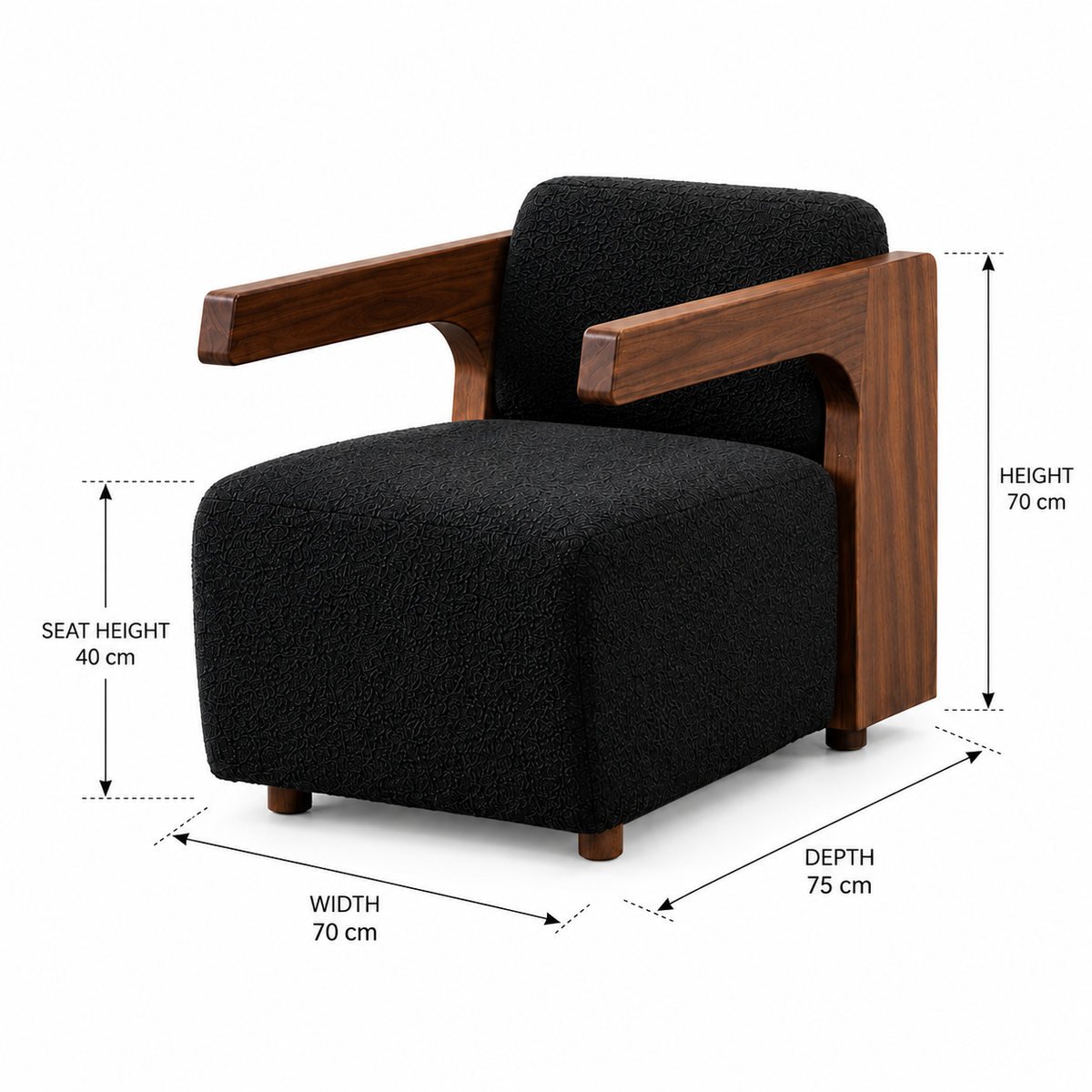 Modern Lounge Armchair - Z-AC-014