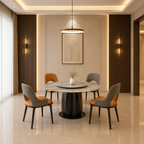 Round Marble Dining Table  - Z-DT-017