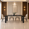 Contemporary Prada Green Marble Dining Table - Z-DT-013