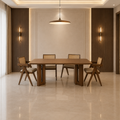 Modern Japandi Wood Dining Table - Z-DT-003