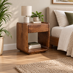 Mango Wooden Bed Sidetable -Z-BS-011