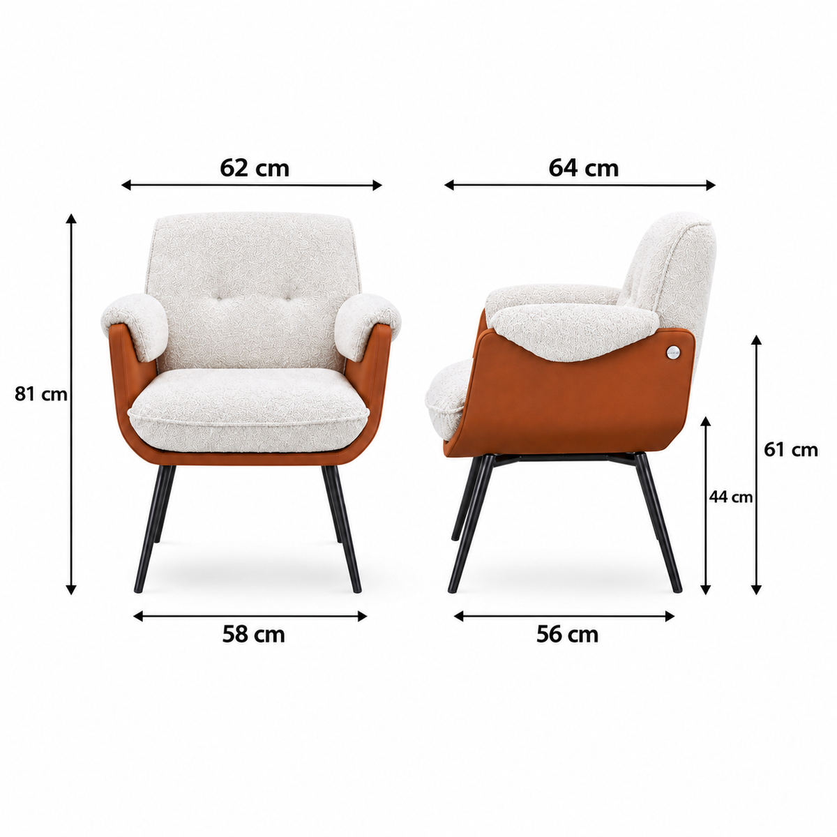 Mid-Century Modern Armchair - Z-AC-018