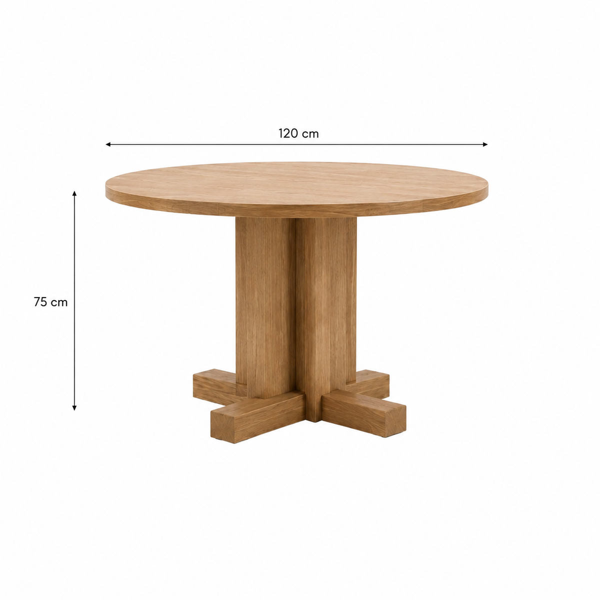 Minimalist  Round Wooden Dining Table -Z-DT-028