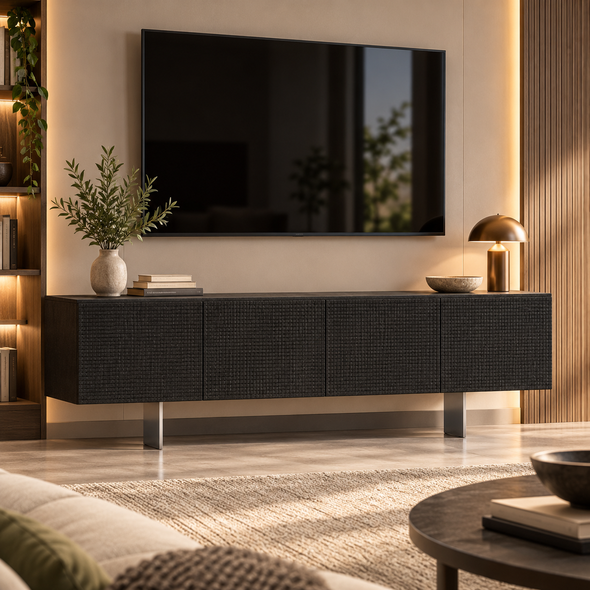 Marble Contemporary TV Unit -Z-TU-005