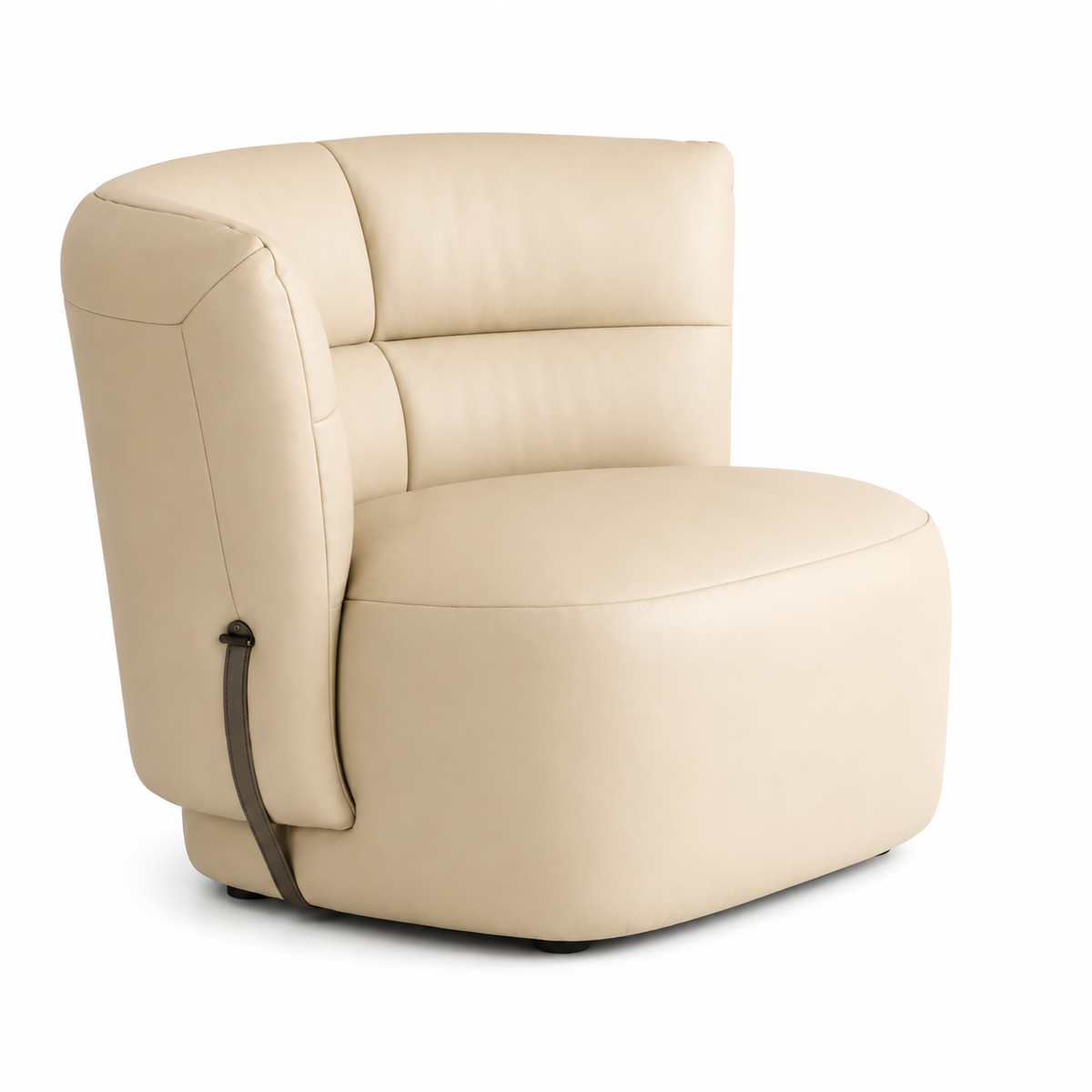 Semi‑Leather Lounge Chair - Z-AC-004