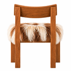 Faux Fur Accent Chair - Z‑AC‑010