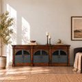 Metal and Mango Wood Sideboard -Z-SV-017