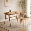Minimalist Natural Wooden Study Table -Z-OF-002