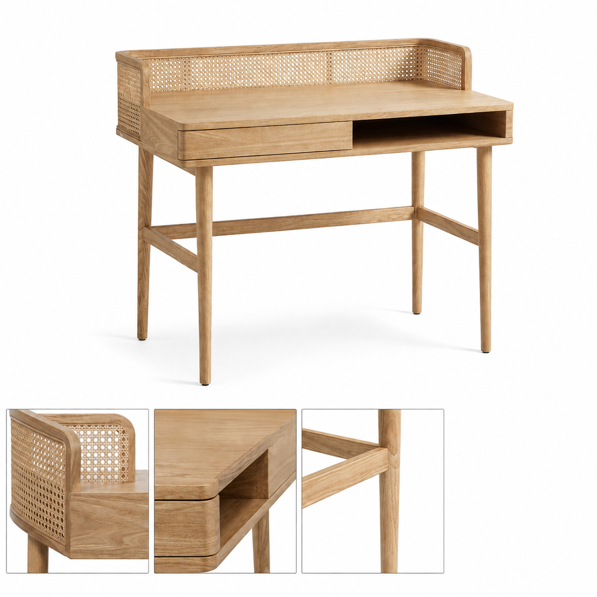 Handcrafted Wooden Study Table -Z-OF-001