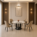 Elegance Round Marble Dining Table - Z-DT-018