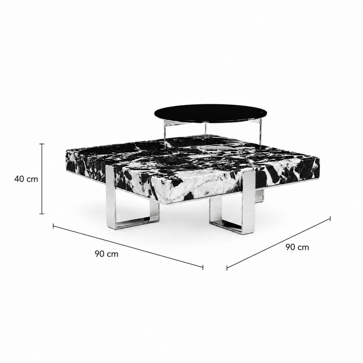 Contemporary Marble Coffee Table - Z-CT-026
