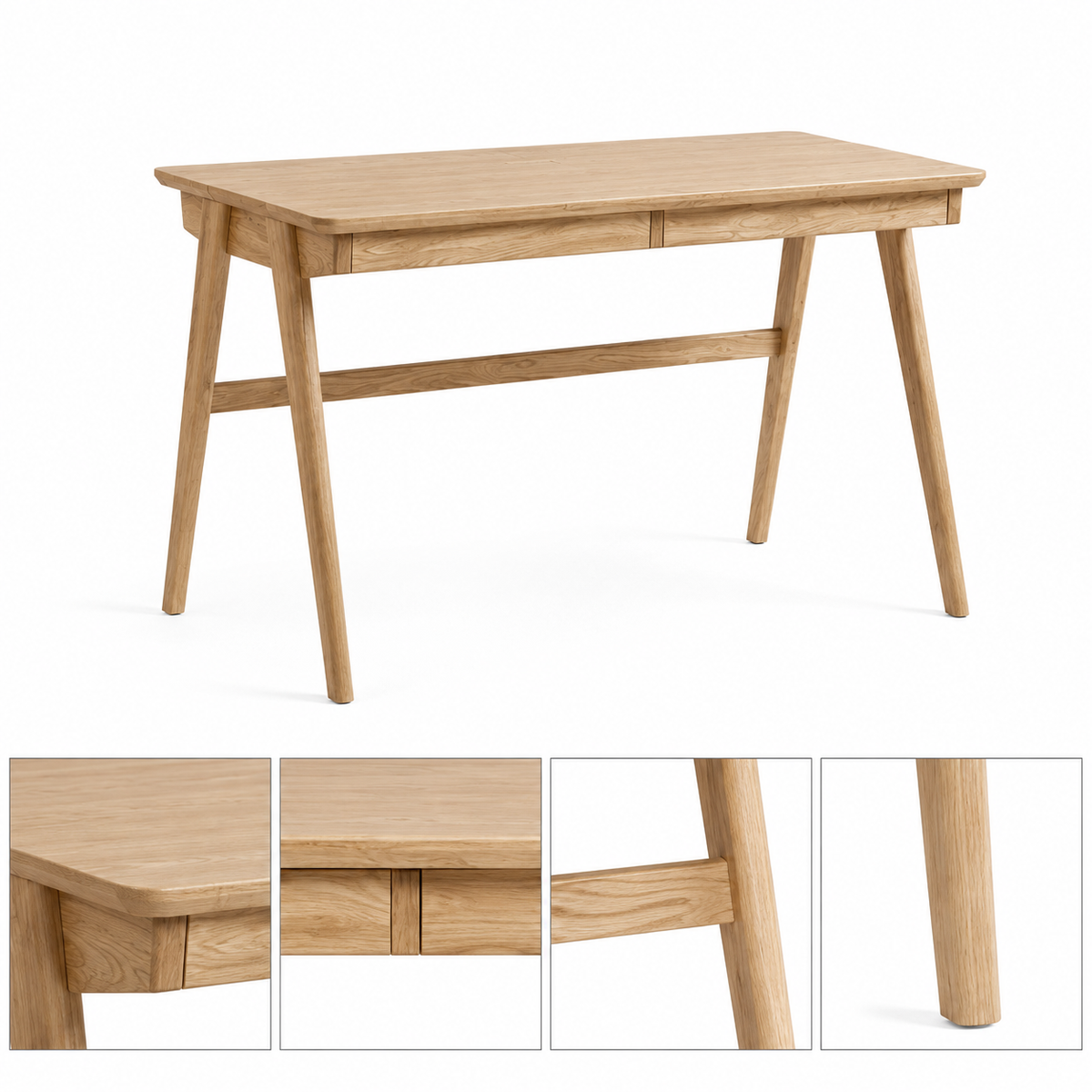 Minimalist Natural Wooden Study Table -Z-OF-002