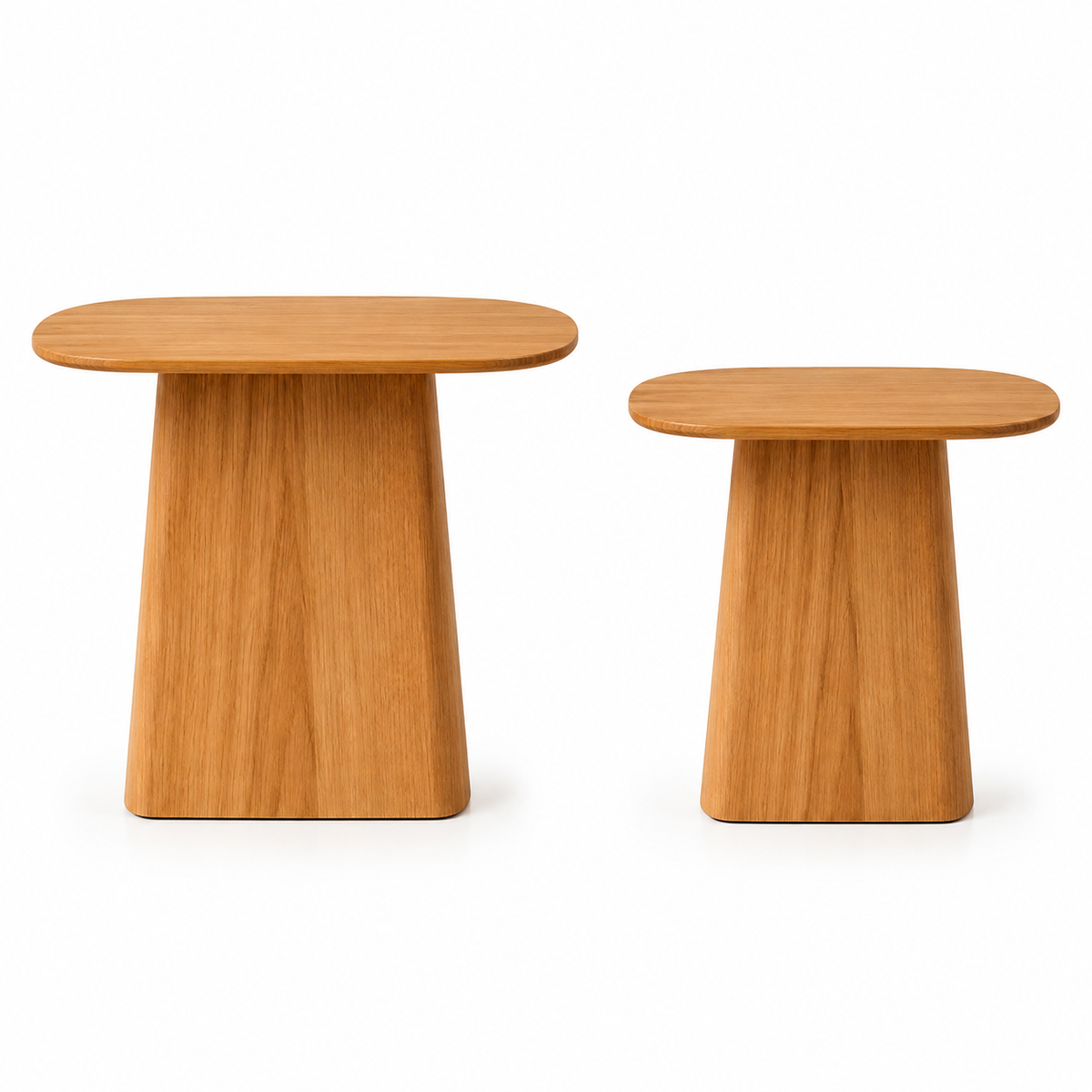 Japandi Solid Wood End Table - Z-ST-005