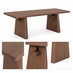 Minimalist Solid Wood Dining Table  - Z-DT-004